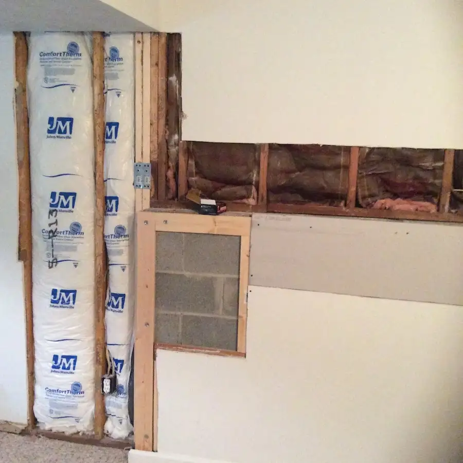 Wall insulation replacement during Contents Cleaning & Restoration in Van Wert